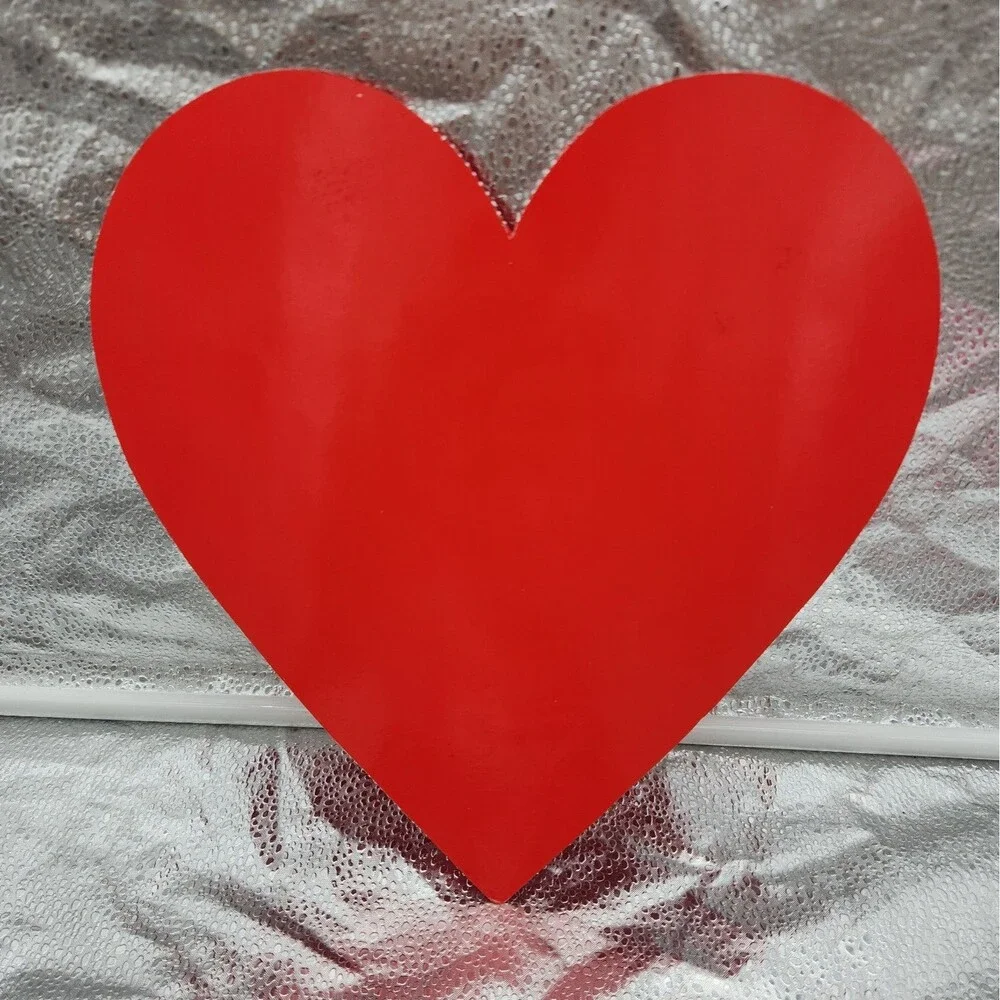 Die Cut Cupid & Heart Valentines Wall Decoration Multicolor 70s VTG Love Cherub